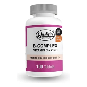 Qualivits B-complex Vitamina C + Zinc X 100 Tabletas