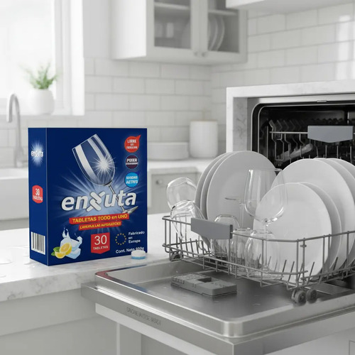 Enxuta Tabletas Todo En 1 Para Lavavajillas 30 Unidades - Imagen 3