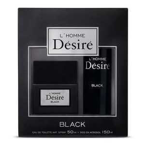 Set Desire Black Eau De Toilette 50ml + Deo Aerosol Hombre