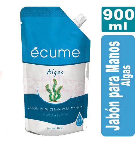 Jabón Líquido Ecume Algas Repuesto 900 Ml - Imagen 2