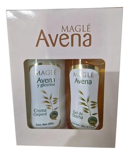 Kit Magle Avena Y Glicerina Crema Corporal + Gel Ducha