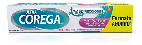 Corega Crema Sin Sabor 70gr