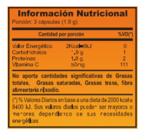 Vitamina C 1000mg Natural Life X 100 - Imagen 2