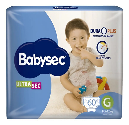 Babysec Ultra Pañales Talle G X 60 Unidades