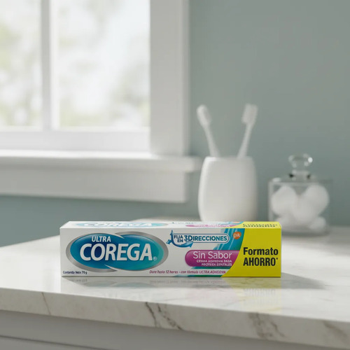 Corega Crema Sin Sabor 70gr - Imagen 3