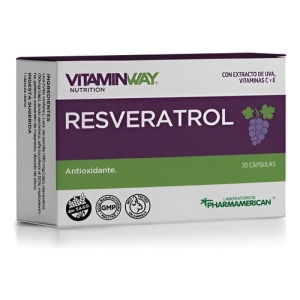 Resveratrol X 30 Capsulas - Antioxidante Vitaminway