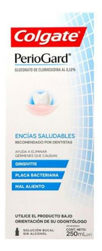 Enjuague Bucal Colgate Periogard Menta Original Sin Alcohol 250ml - Imagen 11