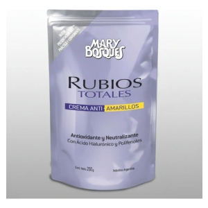Rubios Totales Crema Anti-amarillos Mary Bosques Doypack 250g.