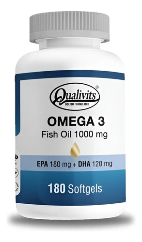 Qualivits Omega 3 1000mg X 180 Cápsulas