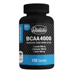 Bcaa 4000 Qualivits(R) X 120 Tabletas | Aminoácidos
