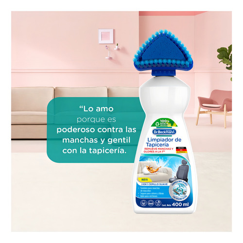 Dr. Beckmann Limpiador De Tapiceria Y Colchones 400ml - Imagen 9