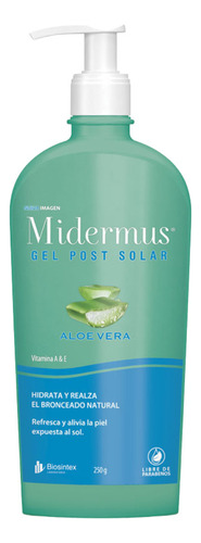 Midermus Post Solar Con Vitamina A Y E Gel 240g - Imagen 2