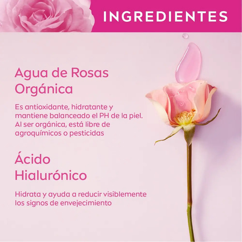 Nivea Crema Facial Hidratante En Gel Rose Care 50 Ml - Imagen 5