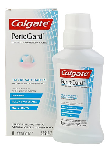 Enjuague Bucal Colgate Periogard Menta Original Sin Alcohol 250ml - Imagen 12