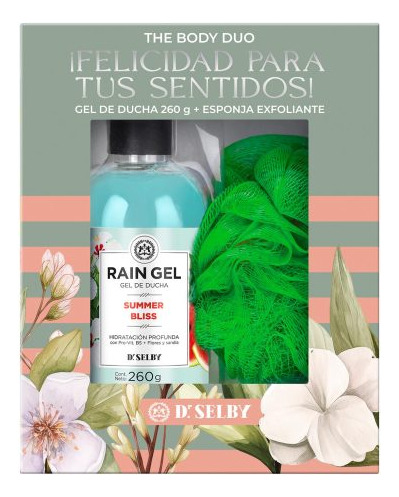 Gel De Ducha Rain Gel + Esponja Exf Sangar - Imagen 7