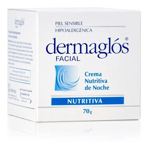 Dermaglós Facial Crema Nutritiva De Noche Reafirmante Pieles Normales Sensibles Normal