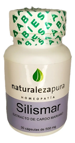 Silismar 500mg Cardo Mariano 30 Cápsulas
