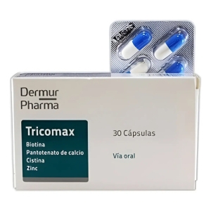 Tricomax 30 Cápsulas Dermur Pharma