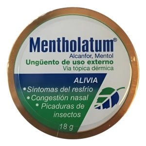 Mentholatum 18g Lata Crema Mentolada