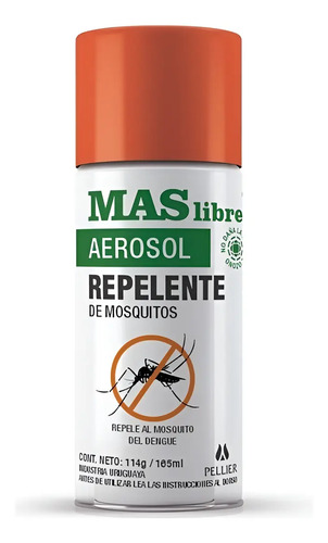 Repelente Mosquitos Maslibre En Aerosol