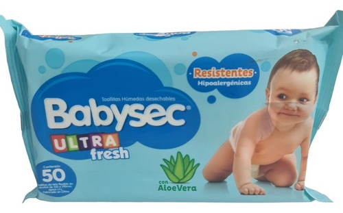 Toallitas Húmedas Babysec Ultra X50 - Imagen 2