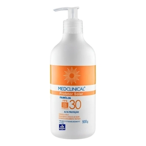Protector Solar Fps 30 Medclinical 500g Envase Familiar