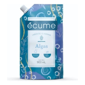 Jabón Líquido Ecume Algas Repuesto 900 Ml