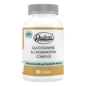 Glucosamina Y Condroitina Qualivits 500mg/400mg 60 Tabletas Natural