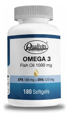 Qualivits Omega 3 1000mg X 180 Cápsulas - Imagen 3