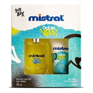Mistral Ocean Vibes Set Eau De Toilette Spray 50ml + After Shave