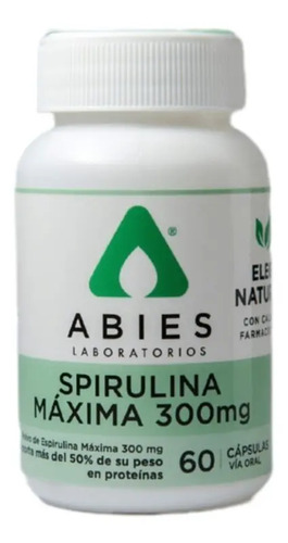 Spirulina Abies(R) 300mg X 60 Cap - Adelgazante Natural
