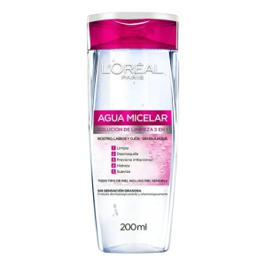 Agua Micelar 5 En 1 L'oréal Paris 200 Ml