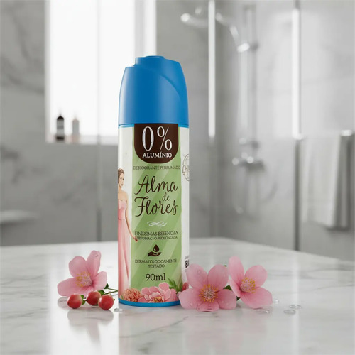 Desodorante Aerosol Spray Alma De Flores Clasico 90ml - Imagen 3