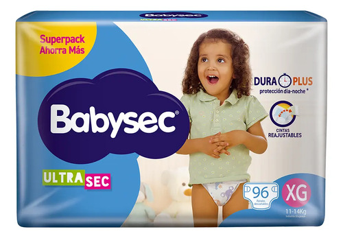 Pañales Babysec Ultra Sin Género Xgpañales Babysec Ultra Sin Género Xg