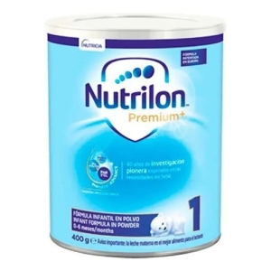 Leche En Polvo Nutrilon Premium 1 Sin Gluten 400g Para Bebés 0-6 Meses