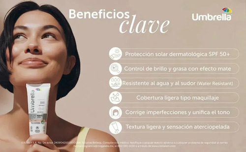 Protector Solar Umbrella Perfect Skin Fps50 Oscuro - Imagen 12