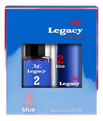 Eau De Toilette Legacy Blue 2 Hombre 50ml + Deo Spray 150ml