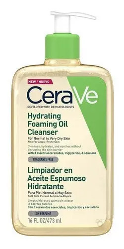 Cerave Limpiador Aceite De Ducha Piel Normal A Muy Seca 473m