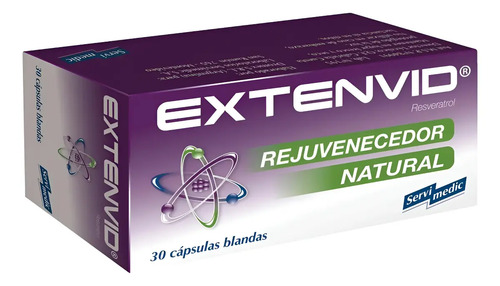 Extenvid Resveratrol 30 Capsulas Blandas