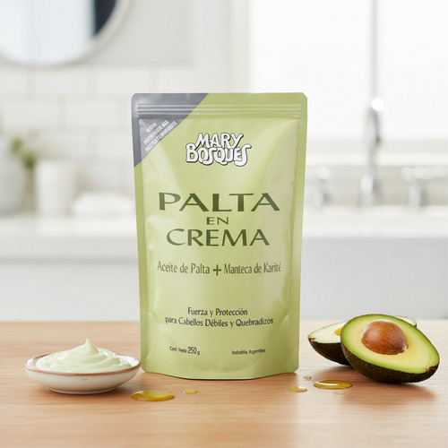 Palta En Crema Aceite De Palta Manteca Karite Mary Bosques - Imagen 2
