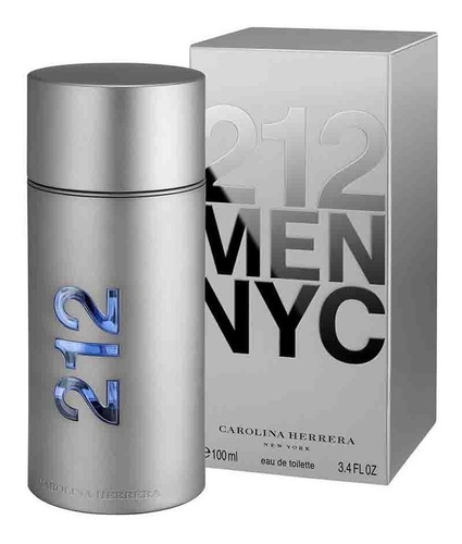 Carolina Herrera 212 Nyc Nyc Men Edt 100 ml Para Hombre - Imagen 2