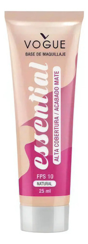 Base Essential 25ml Natural Vogue( Varios Colores Consultar)