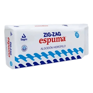 Algodon Sagrin Espuma Zig Zag 100g