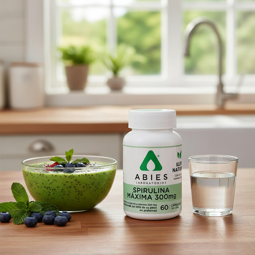 Spirulina Abies(R) 300mg X 60 Cap - Adelgazante Natural - Imagen 2