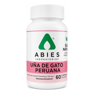 Suplemento Nutritional Uña De Gato Peruana Abies 300mg 60 Cápsulas