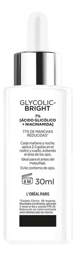 Sérum Anti-manchas Glycolic Bright De L'oréal Paris 30ml - Imagen 2