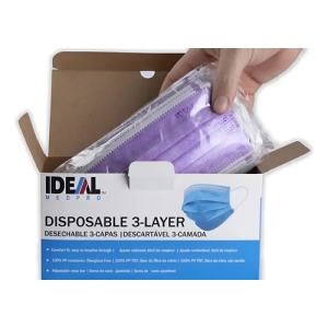 Tapaboca Tripe Capa Varios Colores. Caja 50 Unidades.