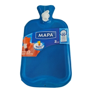 Bolsa Agua Caliente Mapa Pirelli Con Tapón Repuesto Azul