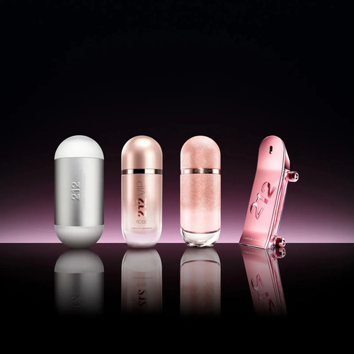 Perfume Carolina Herrera 212 Vip Rosé Elixir Edp 80ml Eau De Parfum Femenino - Imagen 5