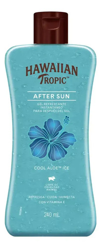 Gel Post Solar Hawaiian Tropic Cool Ice Refrescante Aloe - Imagen 2